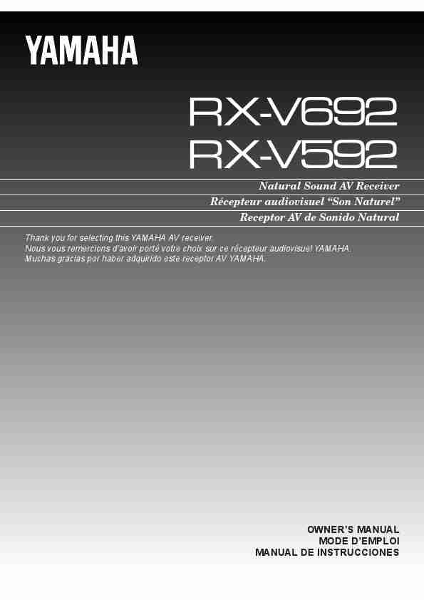 Yamaha Stereo System RX-V692-page_pdf